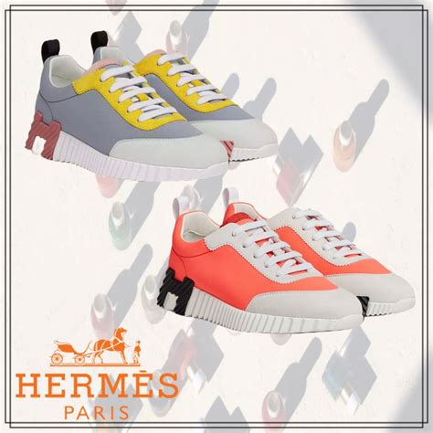 Hermes platform sneakers